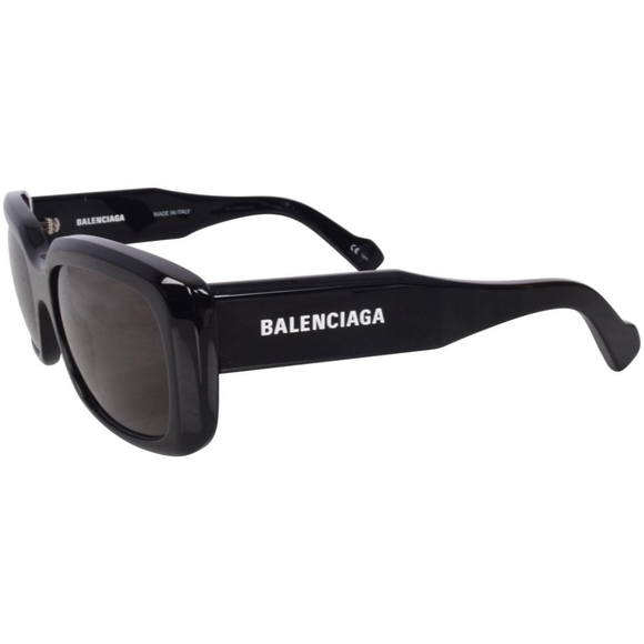 NEW BALENCIAGA BB0072S 001 UNISEX BLACK SUNGLASSES - Picture 3 of 8